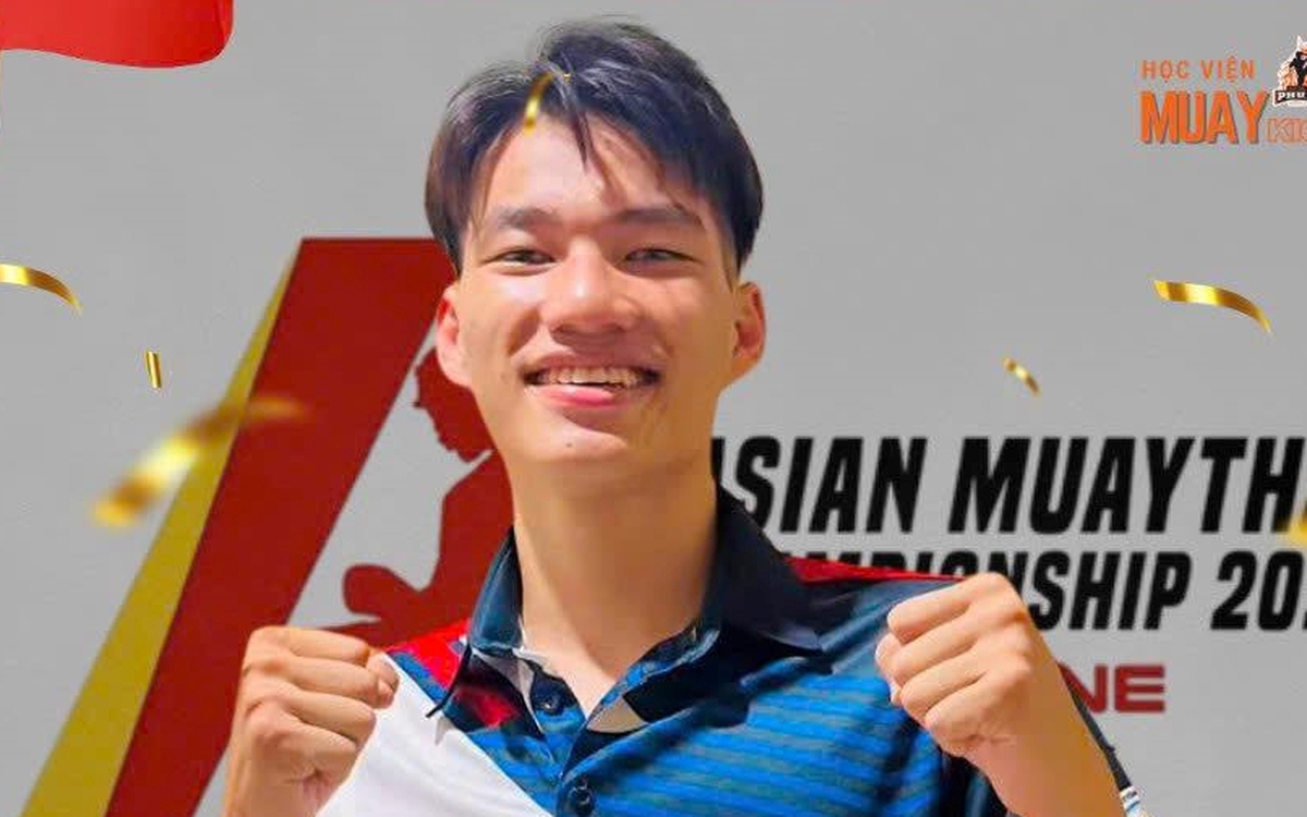 Phạm Tấn Vàng giành HCV đầu tiên ở muay châu Á 2025