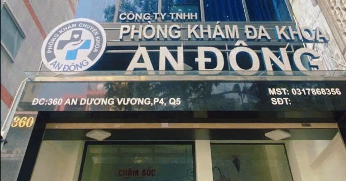 Dịch vụ đặt hẹn trực tuyến của Phòng khám chuyên khoa An Đông, quận 5