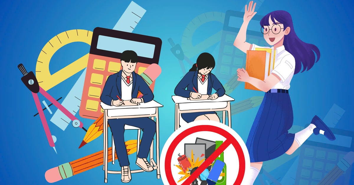 Thí sinh được mang gì vào phòng thi tốt nghiệp THPT 2025?