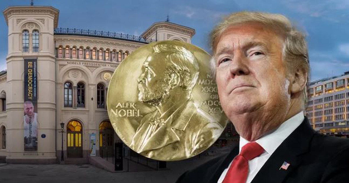 Ông Trump được đề cử giải Nobel Hòa bình vì Iran, Israel ngừng bắn
