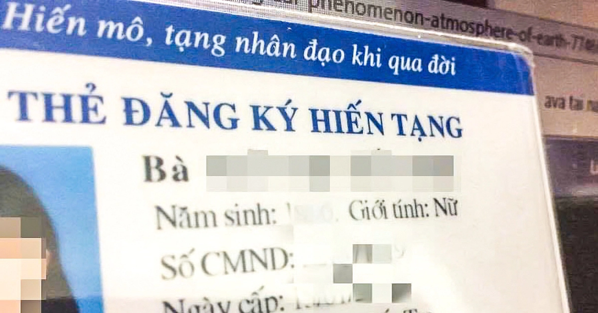 Đề xuất: Người đăng ký hiến tạng qua đời, sẽ không cần xin thêm ý kiến gia đình