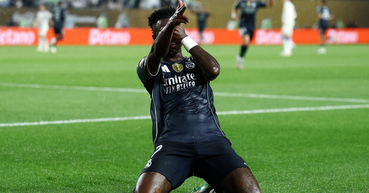 Vinicius tỏa sáng đưa Real Madrid đi tiếp gặp Juventus