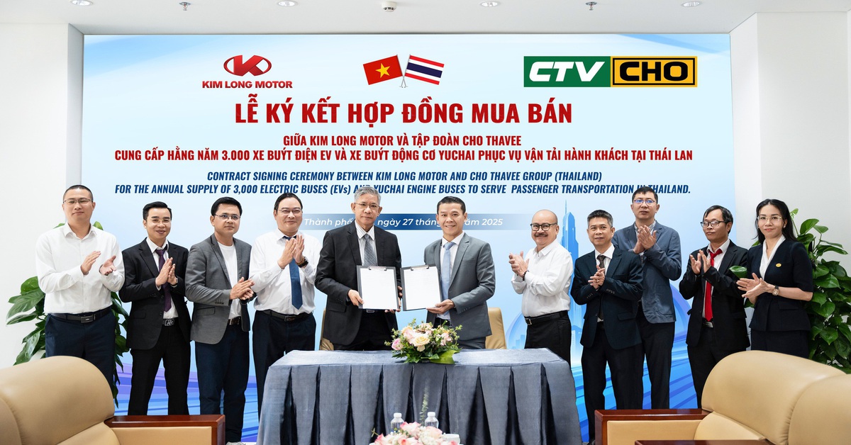 Xe buýt Kim Long sẽ có mặt tại thị trường Thái Lan
