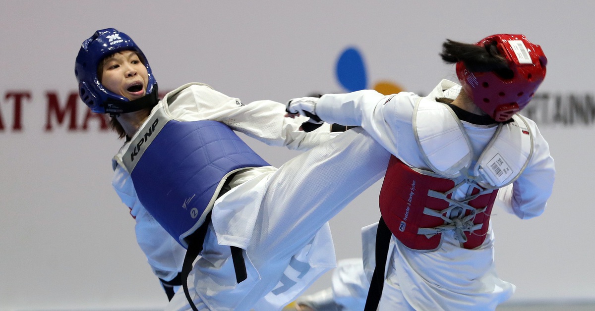 Taekwondo Việt Nam lấy dễ 4 huy chương vàng trên sân nhà