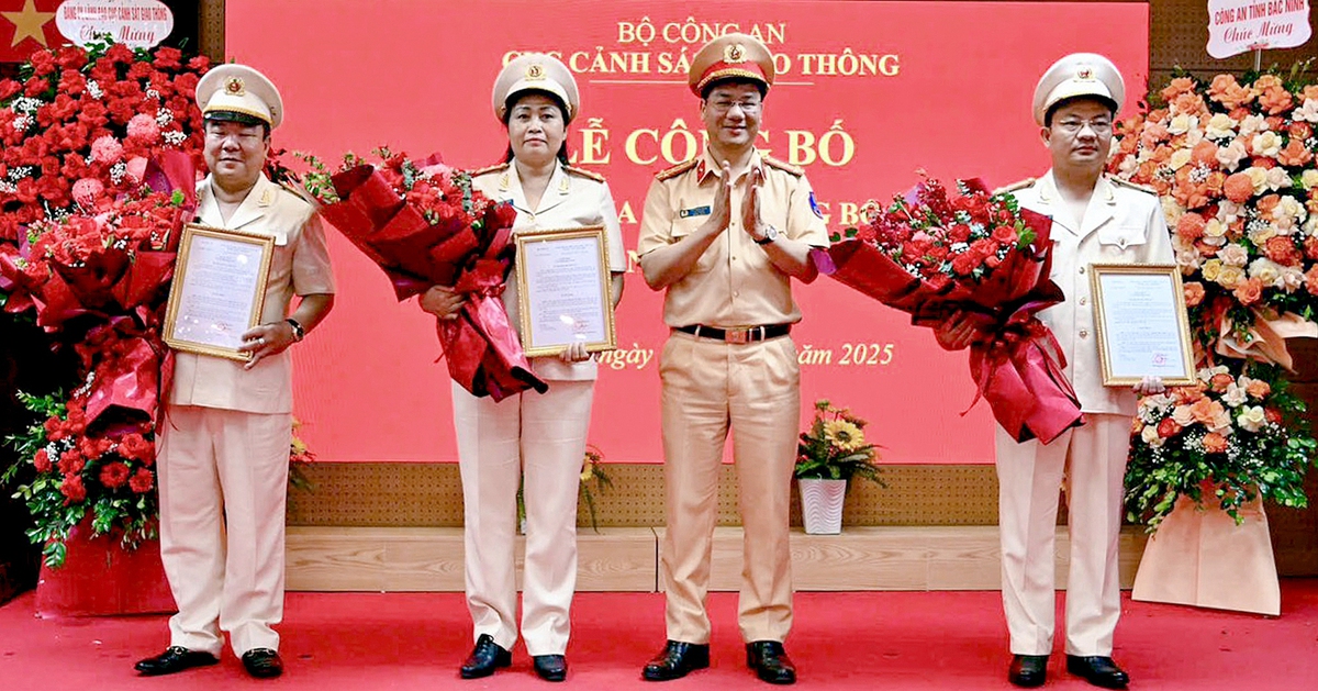 Lần đầu tiên Cục Cảnh sát giao thông có nữ phó cục trưởng