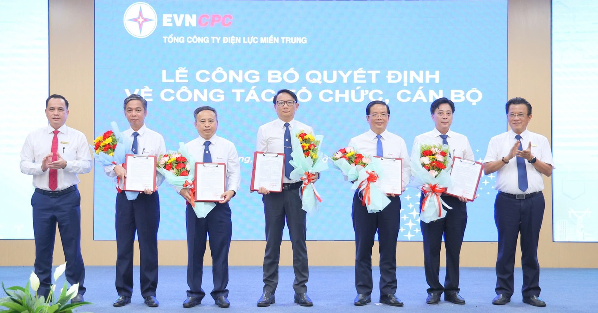 EVNCPC công bố quyết định thành lập 6 công ty điện lực sau sáp nhập