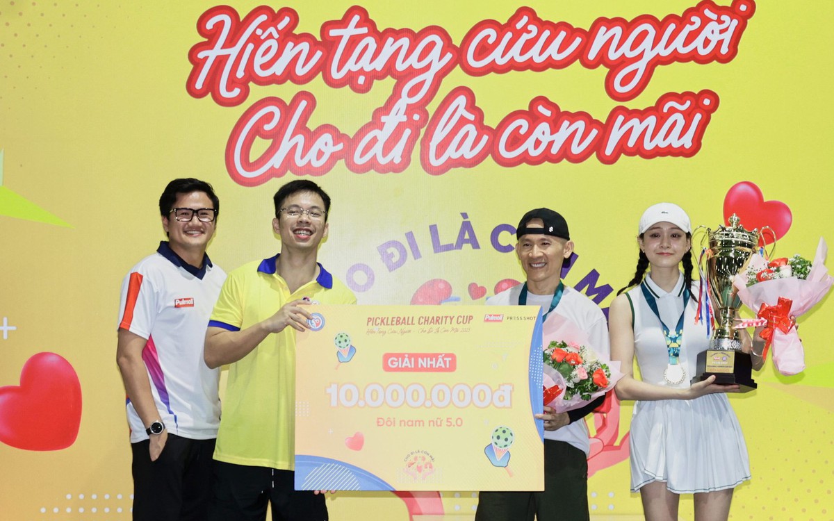 Pickleball là cầu nối hiến tạng ở Charity Cup 2025