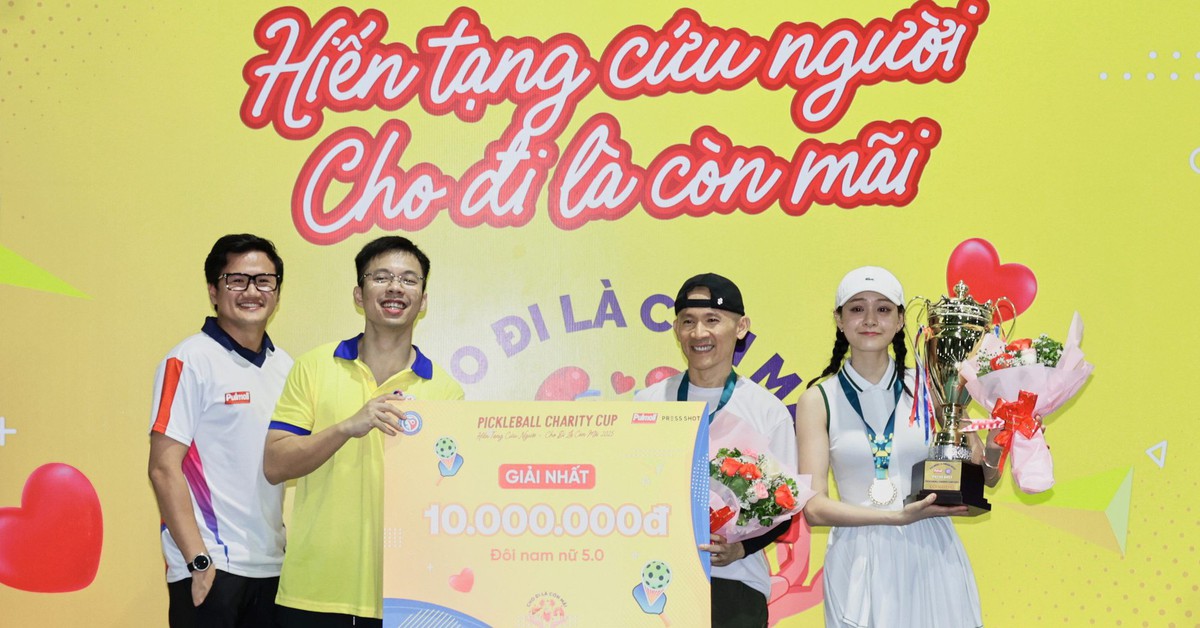 Pickleball là cầu nối hiến tạng ở Charity Cup 2025