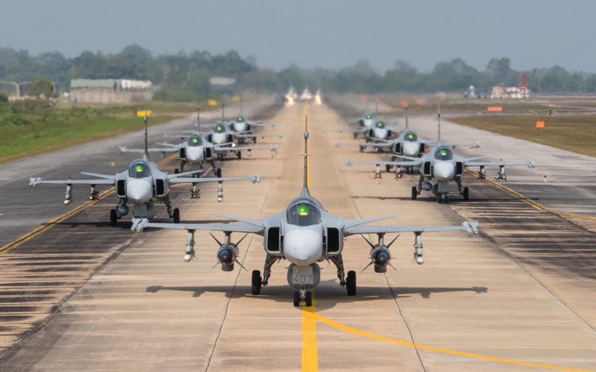 Tư lệnh không quân Thái Lan: Sẵn sàng điều tiêm kích trong 5 phút nếu có xung đột ở biên giới