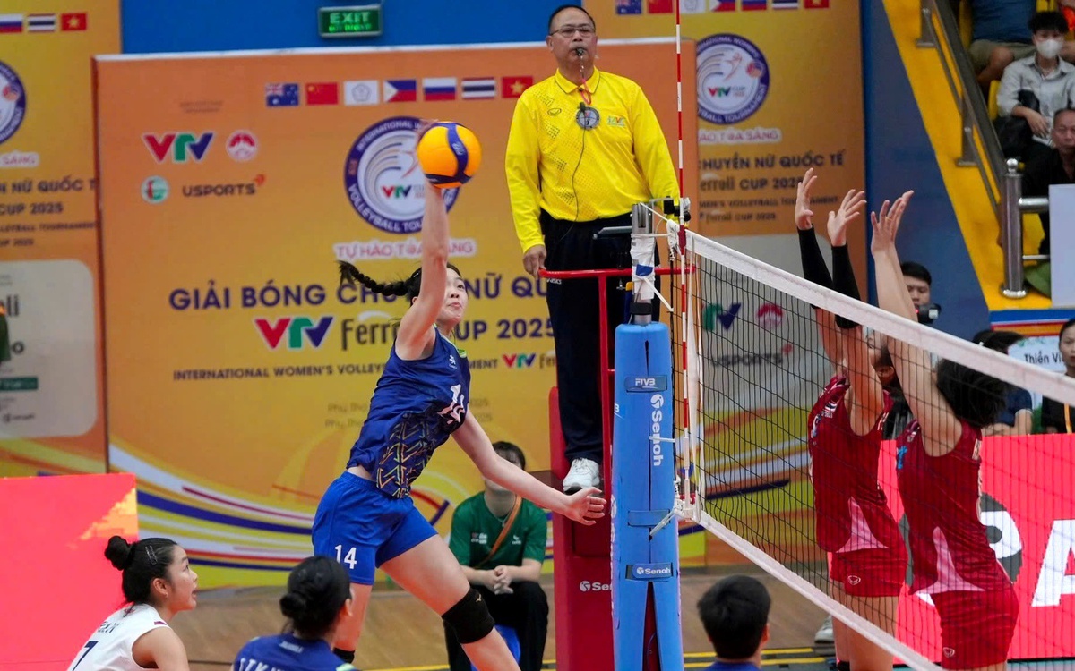 Đội tuyển bóng chuyền nữ U21 Việt Nam thua U21 Thái Lan