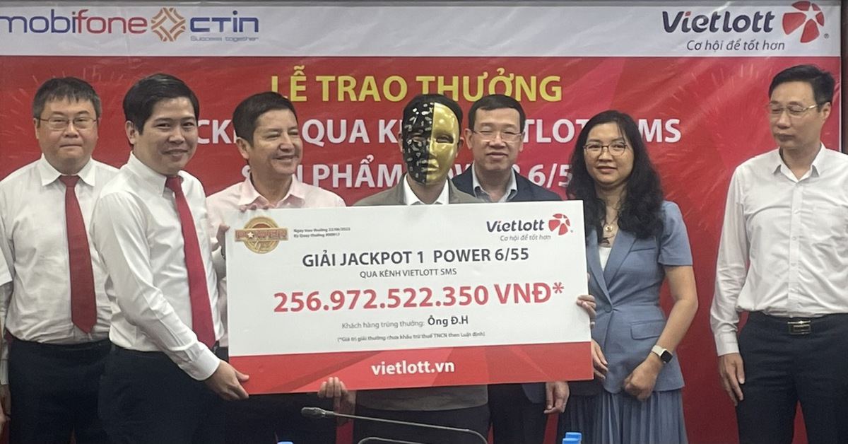 Jackpot trị giá hơn 127 tỉ của Vietlott đã tìm được chủ nhân