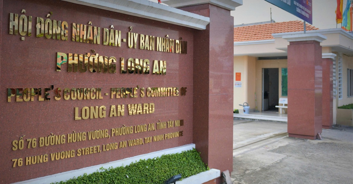 Phường Long An - trung tâm tỉnh Tây Ninh mới đã gắn bảng tên