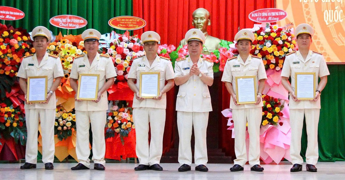 Tỉnh Khánh Hòa mới có 8 phó giám đốc công an tỉnh