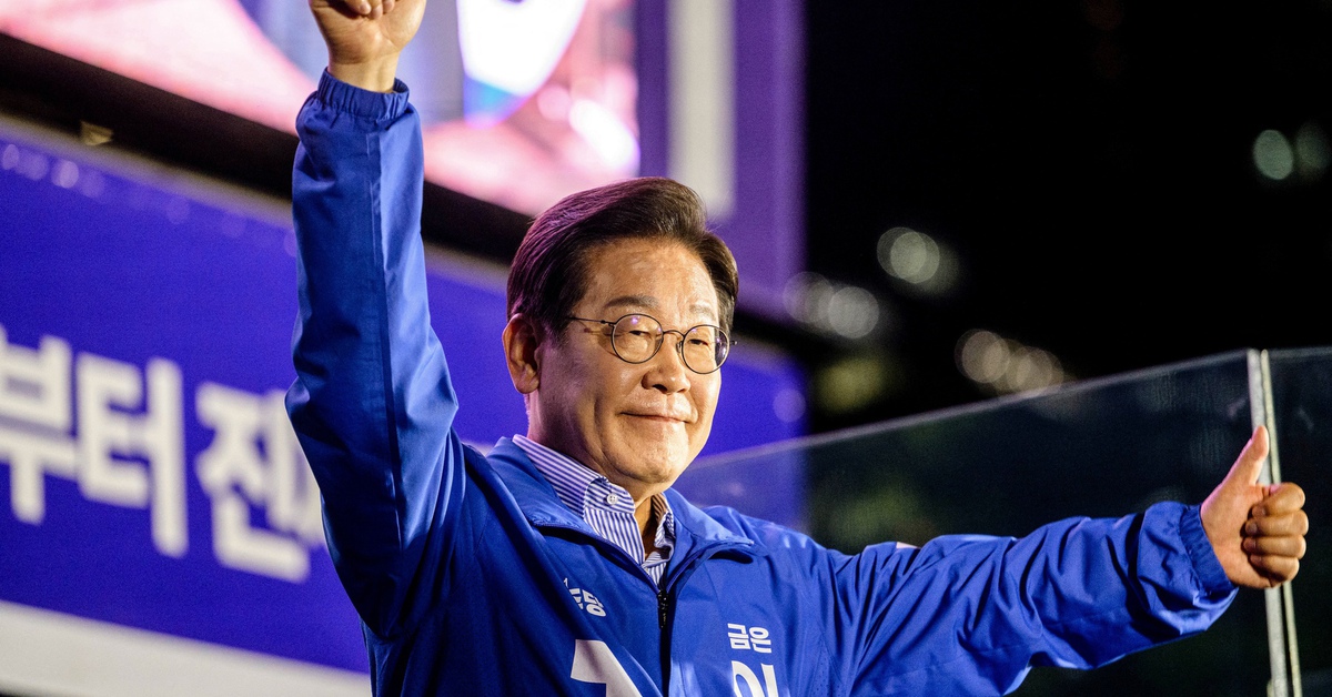 Thăm dò phiếu bầu Hàn Quốc: Ông Lee Jae Myung vượt trội