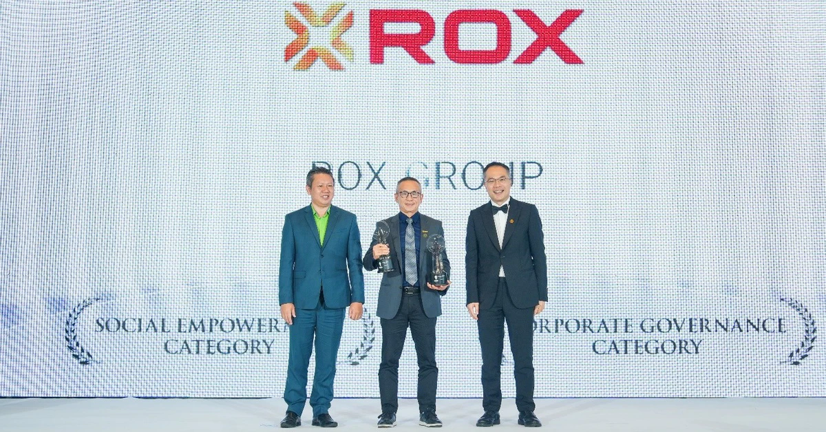Cú đúp giải thưởng AREA 2025 - Dấu ấn đổi mới của ROX Group