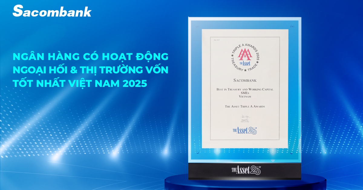Sacombank 5 năm liền dẫn đầu lĩnh vực ngoại hối và thị trường vốn