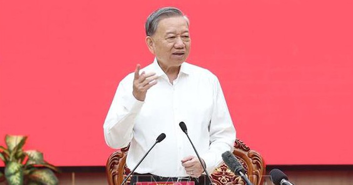 Tổng Bí thư Tô Lâm: Kiên Giang, An Giang cần phối hợp với tinh thần 'một tỉnh - một tầm nhìn...'