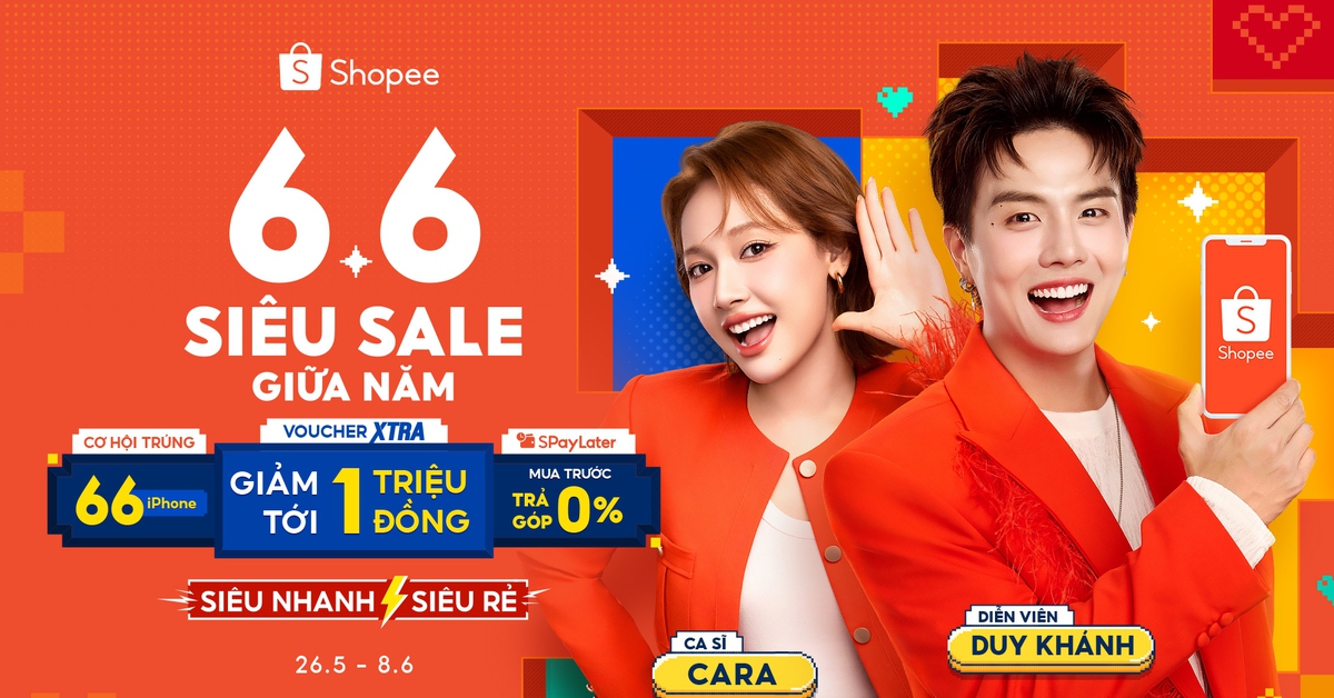 Nhập hội mua sắm thả ga, freeship cực đã cùng Shopee siêu sale 6-6