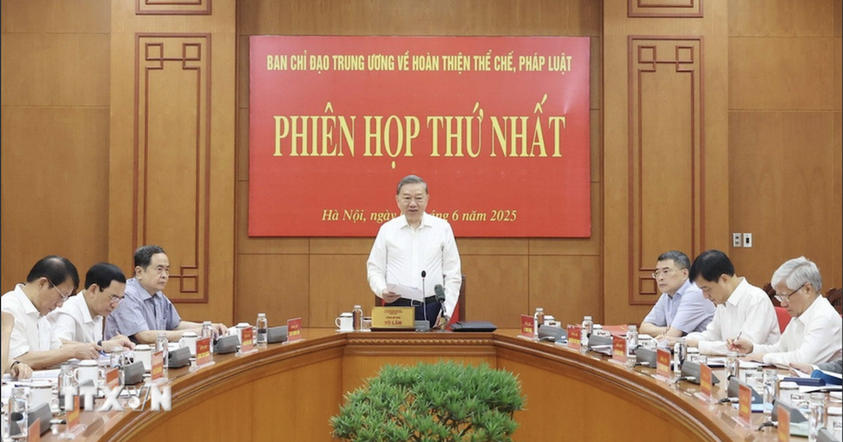 Tổng Bí thư Tô Lâm ký quy định nhiệm vụ Ban Chỉ đạo Trung ương về hoàn thiện thể chế, pháp luật