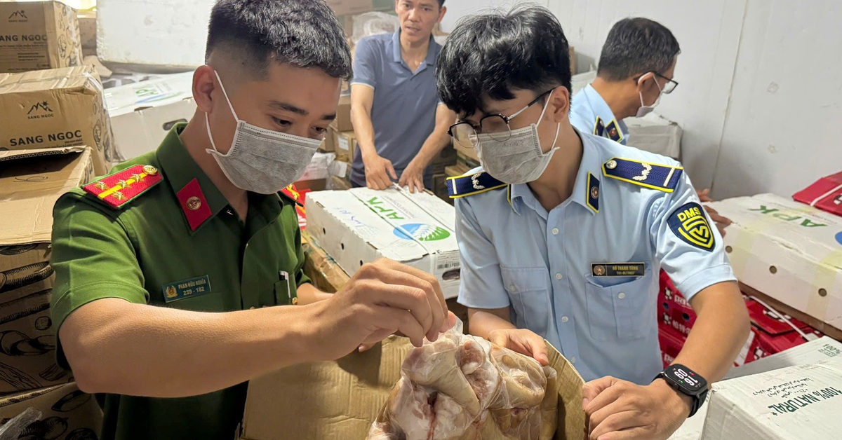 Phát hiện gần 4 tấn thịt bẩn heo, gà, trâu đông lạnh nhập lậu từ nước ngoài
