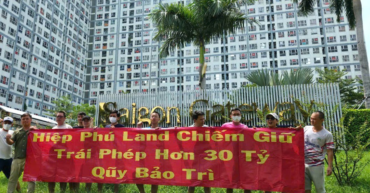 Sở Xây dựng nhiều lần hướng dẫn chuyển điều tra việc 'chiếm' quỹ bảo trì ở chung cư Saigon Gateway