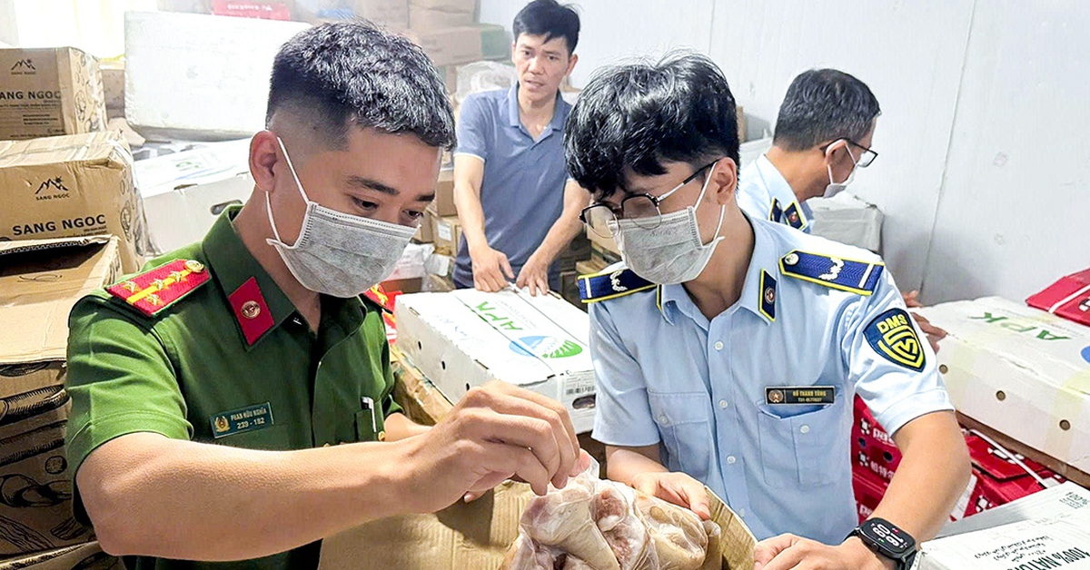 Phát hiện gần 4 tấn thịt bẩn heo, gà, trâu đông lạnh nhập lậu từ nước ngoài