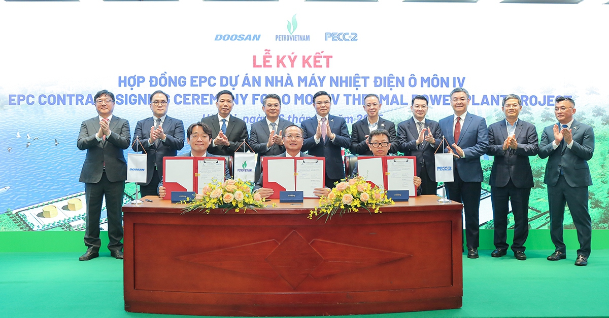 Petrovietnam ký gói thầu nhiệt điện Ô Môn IV trong chuỗi điện khí Lô B - Ô Môn 12 tỉ USD