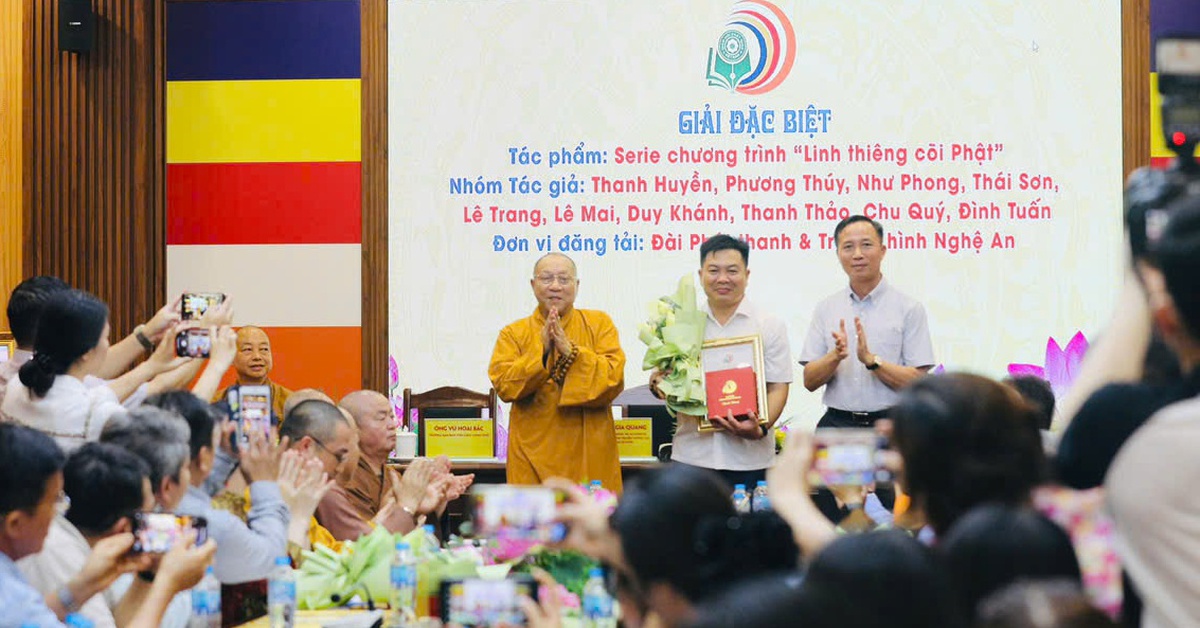 Đài Nghệ An giành giải đặc biệt Giải báo chí Phật giáo toàn quốc