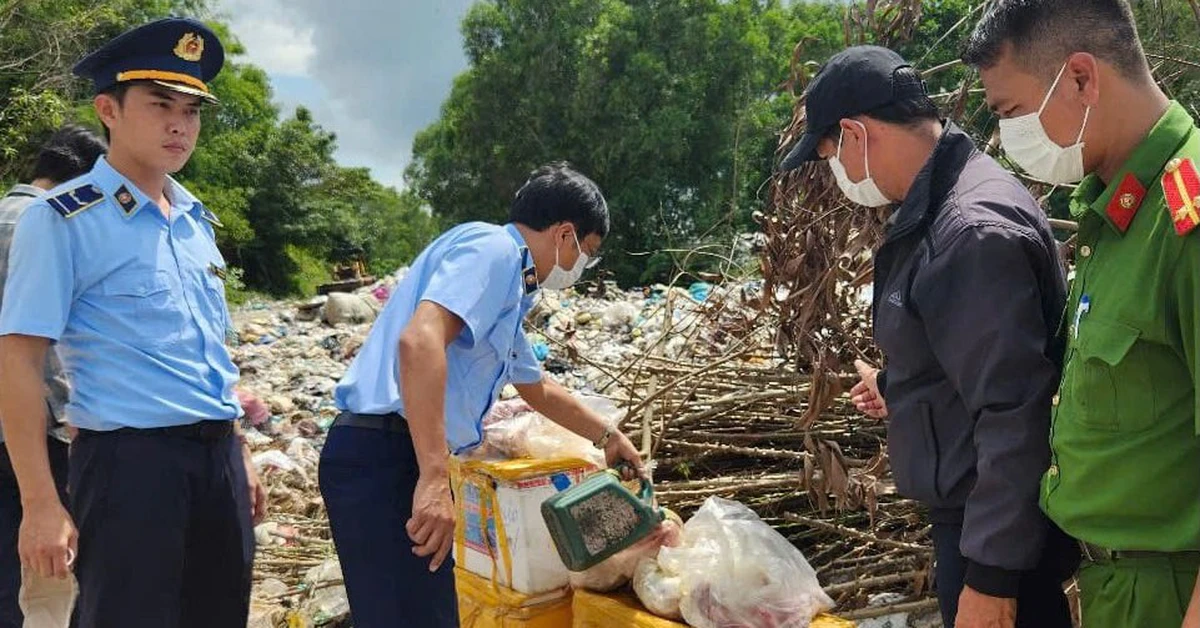 Chống buôn lậu, hàng giả 7-6: Phú Yên tiêu hủy 80kg thịt heo đông lạnh không rõ nguồn gốc