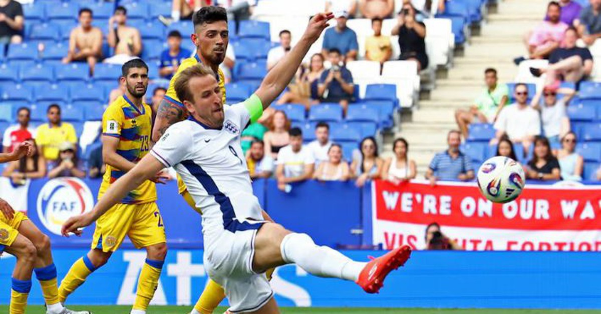 Harry Kane lập công trong trận đấu 'thiếu nghiêm túc' của tuyển Anh ở vòng loại World Cup 2026