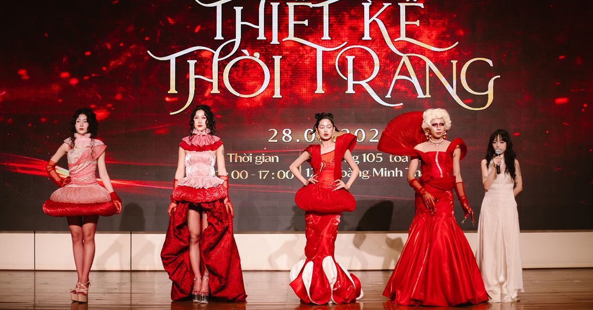 Show đồ án tốt nghiệp thời trang dạ hội đầy cảm hứng của sinh viên Đại học Duy Tân