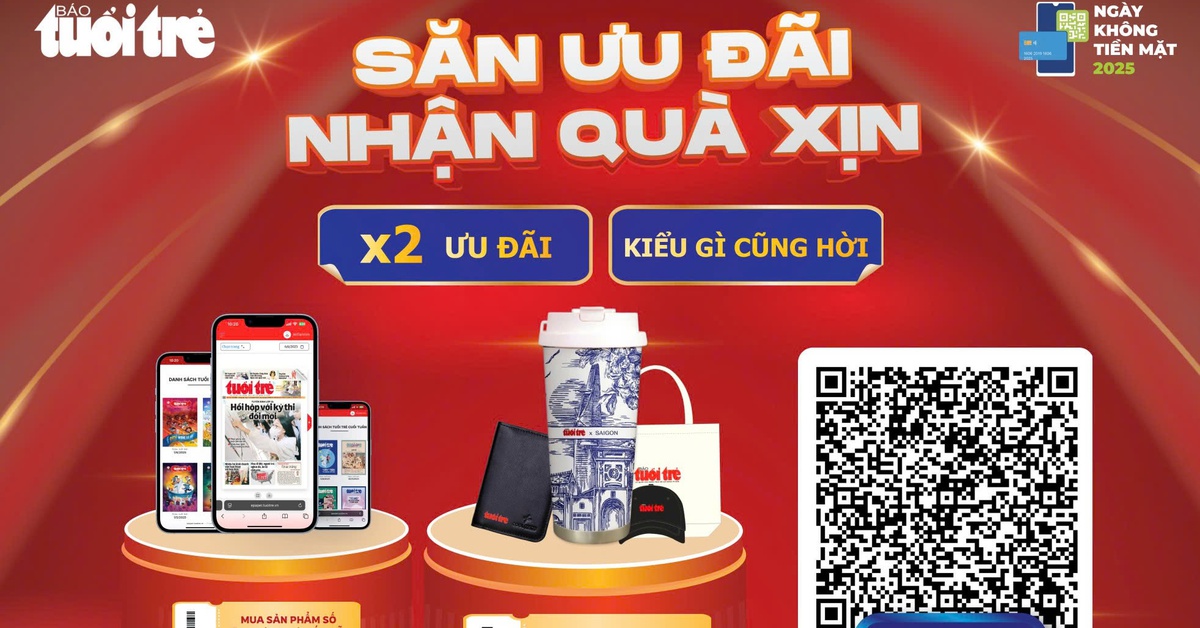 Nhận quà cực ‘đã’, trải nghiệm cực ‘chất’ cùng Tuổi Trẻ tại Ngày không tiền mặt 2025