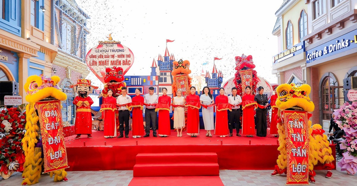 Khai trương Vinwonders Vũ Yên - tâm điểm vui chơi giải trí và vườn thú