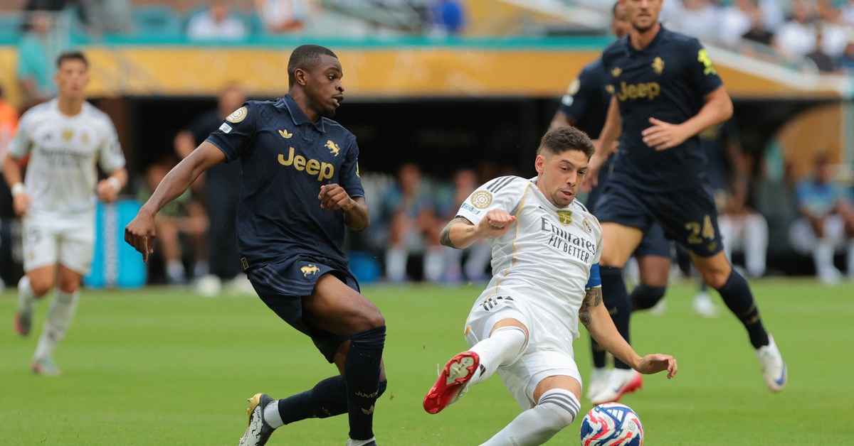 Real Madrid - Juventus (hiệp 2) 1-0: Gonzalo Garcia mở tỉ số