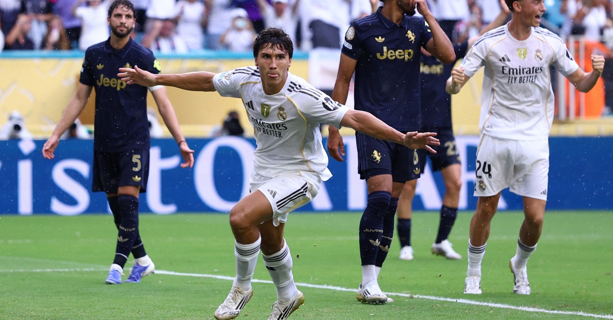 Đánh bại Juventus, Real Madrid vào tứ kết FIFA Club World Cup 2025