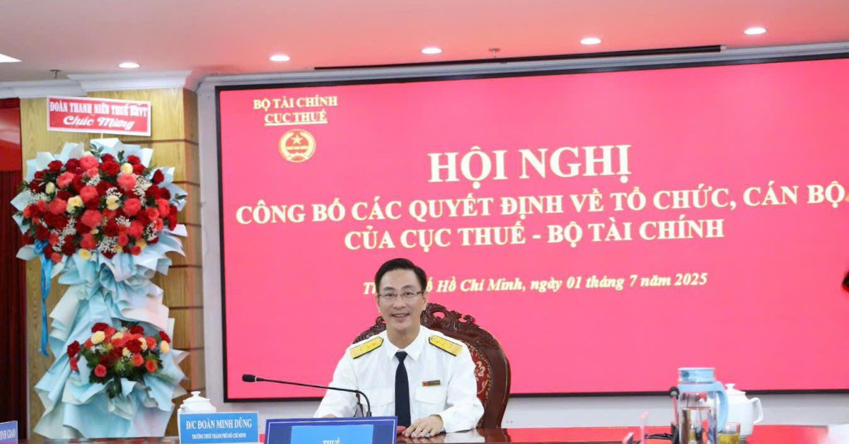 Ông Đoàn Minh Dũng làm tân trưởng Thuế TP.HCM