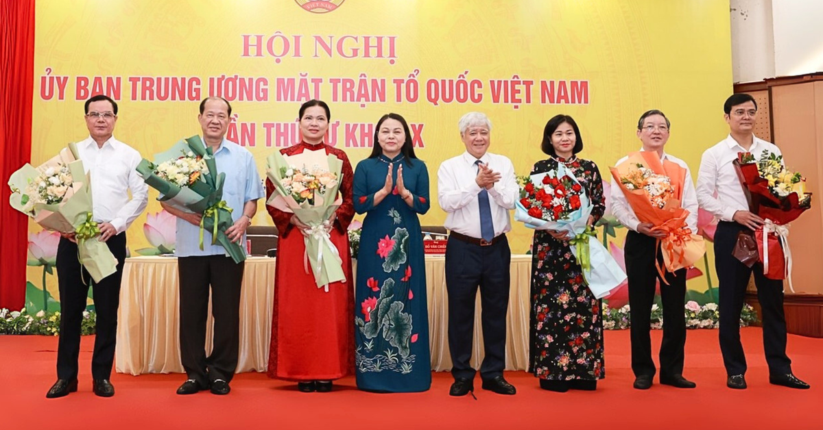 Danh sách 6 tân phó chủ tịch Ủy ban Trung ương MTTQ Việt Nam