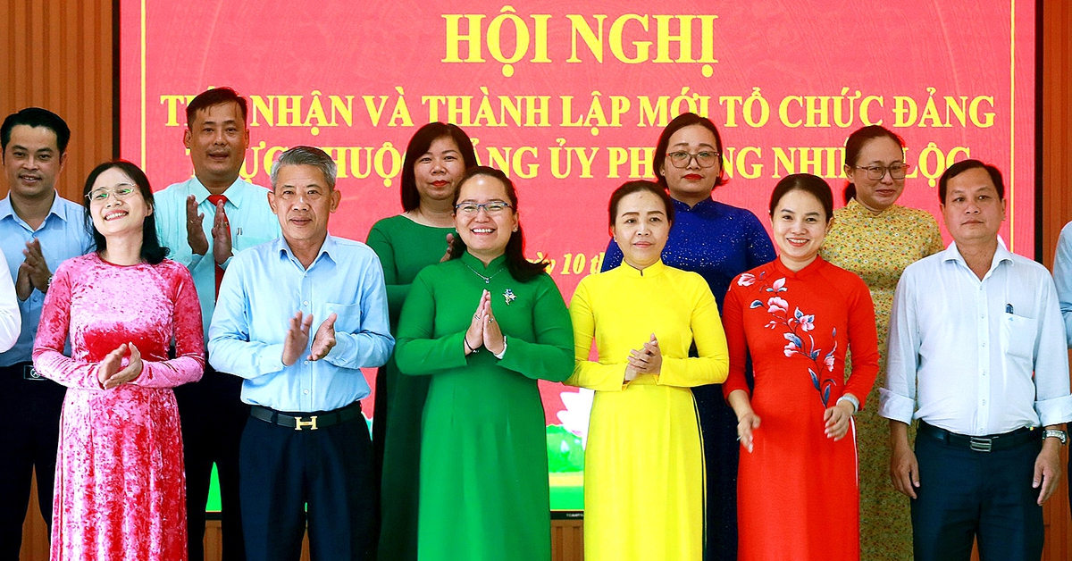 Phường Nhiêu Lộc ra mắt tổ chức Đảng và thành lập đơn vị sự nghiệp sau sáp nhập