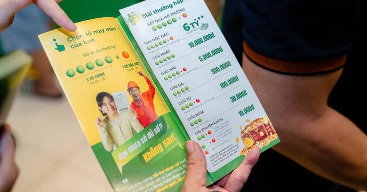 Xổ số tự chọn Lotto 5/35 liên tiếp có người trúng độc đắc