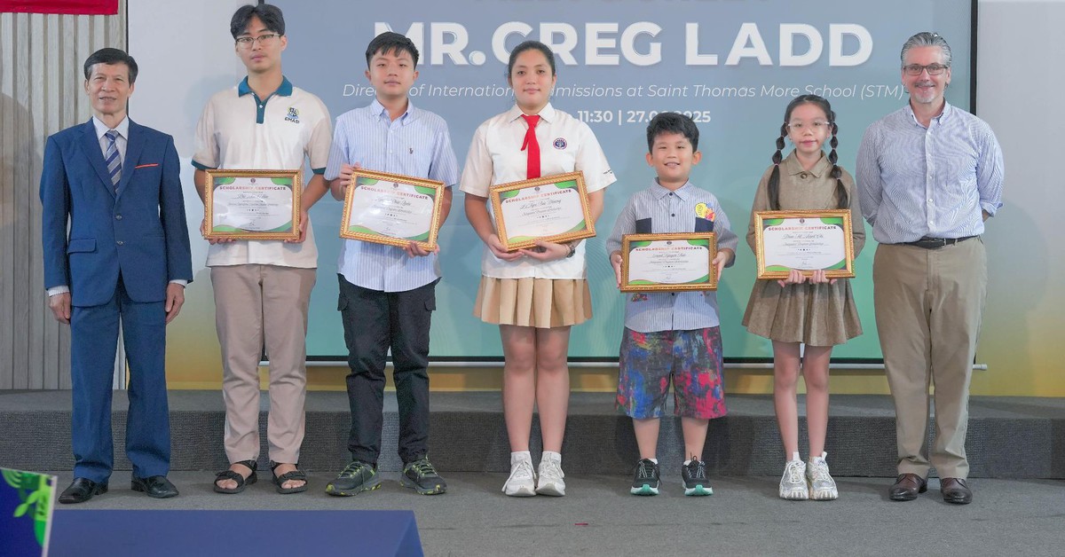 TIS trao học bổng tú tài Mỹ với tổng trị giá hơn 2 tỉ đồng