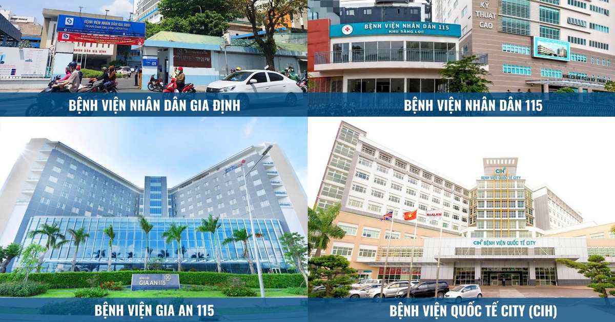 Các bệnh viện có điểm chất lượng cao nhất TP.HCM