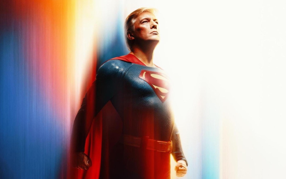 Nhà Trắng chế ảnh ông Trump là Superman, dân mạng: Vậy Elon Musk là Lex Luthor?