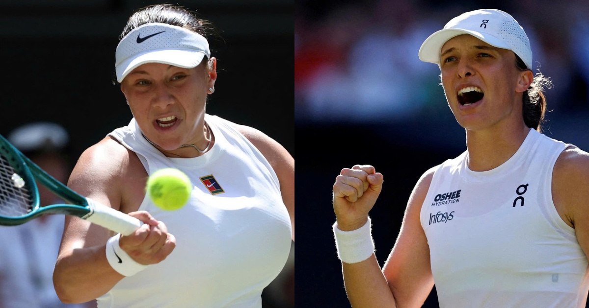 Lịch thi đấu chung kết đơn nữ Wimbledon 2025: Swiatek đấu Anisimova