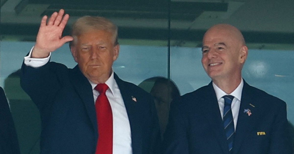 Chelsea - PSG (hiệp 1): Tổng thống Trump xuất hiện trên khán đài