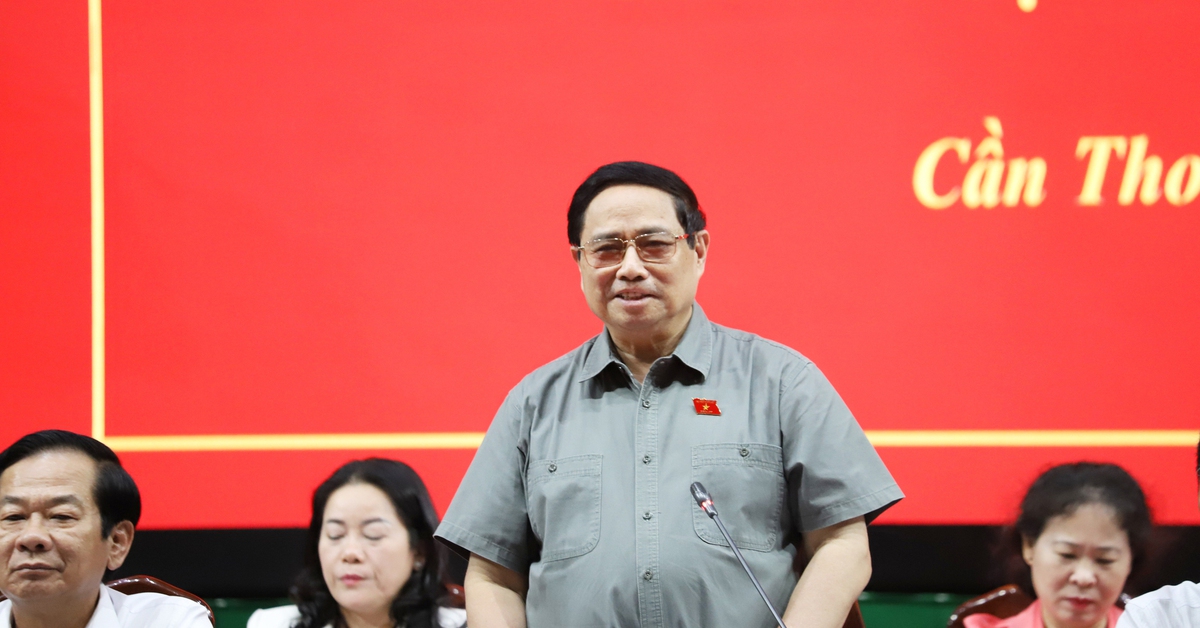 Thủ tướng muốn Cần Thơ tiên phong về khoa học công nghệ, đổi mới sáng tạo và chuyển đổi số