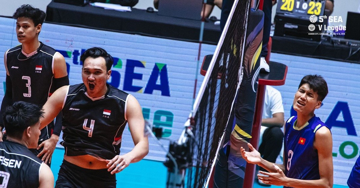 Bóng chuyền nam Việt Nam lập hat-trick thua Indonesia trong năm nay