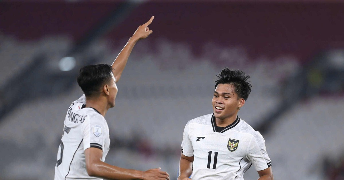 U23 Philippines - U23 Indonesia (hiệp 1) 0-1: U23 Indonesia vươn lên nhờ bài ném biên
