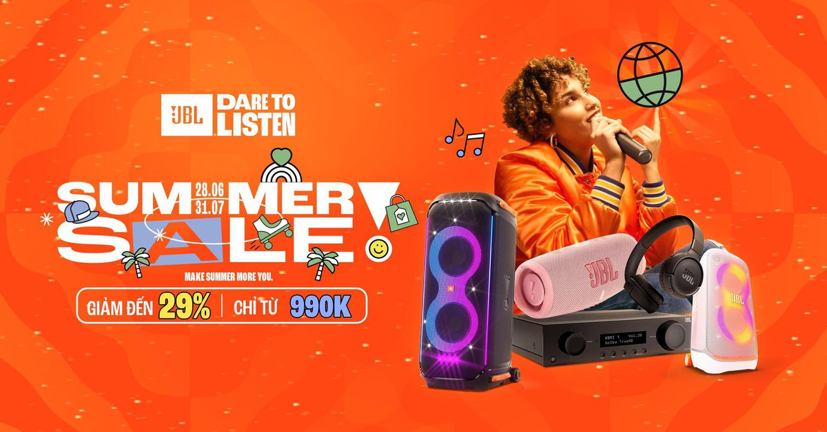 JBL Summer Sale - ưu đãi lên đến hàng triệu đồng