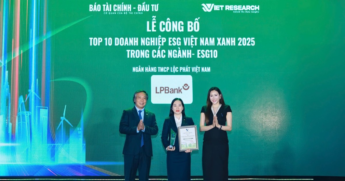 Liên tiếp giành 2 giải thưởng ESG danh giá, LPBank khẳng định vị thế tài chính bền vững