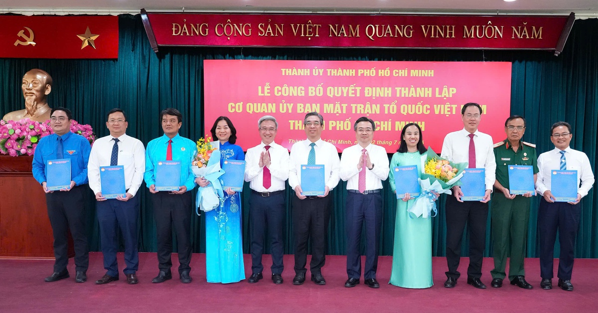 Nhân sự lãnh đạo 5 tổ chức chính trị - xã hội TP.HCM